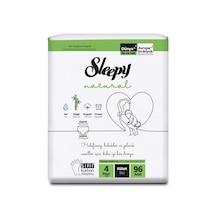 Sleepy Natural Jumbo Külot Bebek Bezi Maxi 4 Numara 96 Adet