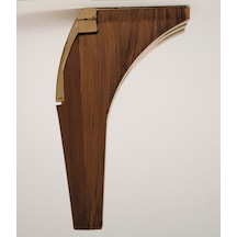 Ahsen Venedik Kahve Sarı Dekoratif 15 Cm Mobilya Ayağı