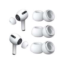 Airpods Pro Ve Pro 2.nesil Uyumlu Anc Delikli Üç Boyut Premium Yedek Silikon Kulaklık Uçları S