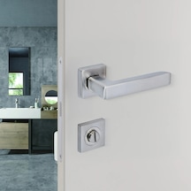 Sese Mira Modeli Rozetli Wc Kapı Kolu Inox 200-207r-02-53