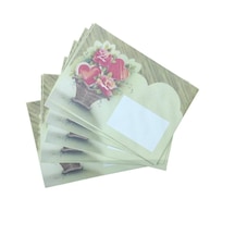 Keskin Color 13x18 Desenli Mektup Zarfı 10'lu Kalp-10