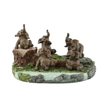 Pretty Neşeli Filler Biblo 20X15 Cm Ak.Bz0178