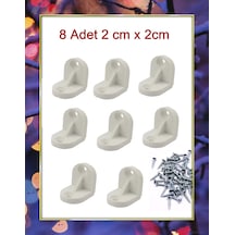 Beyaz Köşebent 2cm X 2 Cm 8 Adet