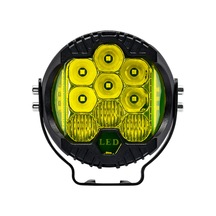 Yaozixa 3 İnç Arazi Aracı Led Farı - Sarı Işık Yakın+uzun Menzil, Parıltı Modu 75w 15000lm Ip67 1 Adet