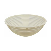 Bambu Yuvarlak Hamur Mayalama Sepeti 22x9 Cm Renksiz