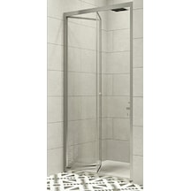 Durul Duşakabin Katlanır Kapı Parlak Profil Şeffaf Cam Şeffaf