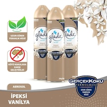 Glade Aerosol Oda Kokusu İpeksi Vanilya 3'lü Set