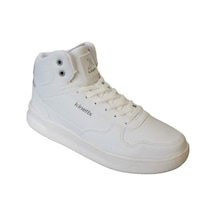 Kinetix Erkek Beyaz Cilt Bilekli Kalın Taban Sneaker Spor Basketboll Ayakkabı 001