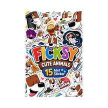 Sevimli Köpek Sticker Seti - 15 Adet Etiket Çıkartma Diğer