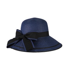 Tek Beden Kadın Plaj Güneş Şapkası-mavi