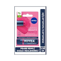 Nivea 3'ü 1 Arada Nemlendirici Dudak Bakım Kremi Pink 4.8 G