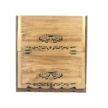 Naturbirds 4 Gözlü Ahşap Kuş Taşıma Sandığı