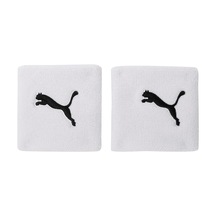 Puma Knitted Cat Wristband Unisex Yetişkin Spor Bilekliği, White-black, Tek Beden Çok Renkli
