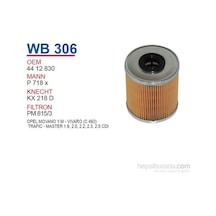 Wunder Opel Movano Y M Vivaro C 492 Mazot Filtresi Oem No: 4412830