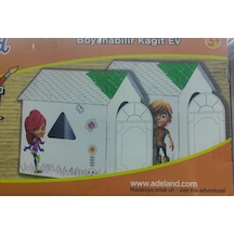 Adeland Boyanabilir Karton Ev 95x70x80