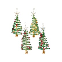 Solıd Oak Boncuklu Süs Kiti, Noel Ağacı 4 Yapar