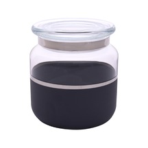 Decorium Kavanoz 10x10 CM Vision Black Platin M06306-Ab