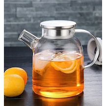 Çelik Kapaklı Borosilikat Cam Demlik 1500ml Royaleks-cm-2003 Çok Renkli