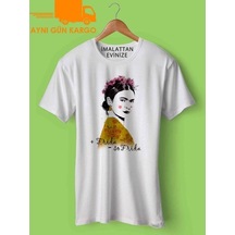Frida Kahlo Resim Baskılı Tişört Tshirt Ücretsiz Kargo
