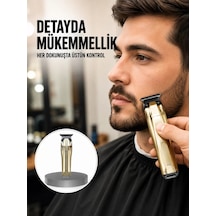 Usb Şarjlı Saç Sakal Kesme Makinesi Hassas Detay Kesim İçin Yeni Nesil Mh-hs9784-5480
