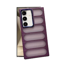 Newface - 347 - Samsung Galaxy S24 Kılıf Airmax Silikon Kapak - - Edntrend - Derin Mor