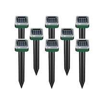 8 Adet Solar Güneş Enerjili Akrep,köstebek,yılan Fare Kovucu 750-1000 M2 Etkili Kare