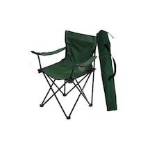 Rejisör Kamp Sandalyesi Piknik, Plaj, Balıkçı, Bahçe, Balkon Sandalyesi Yeşil 1 Adet Yeşil