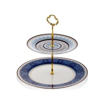Lamedore Blue Banube 2 Katlı Kek Standı 27 Cm/19cm