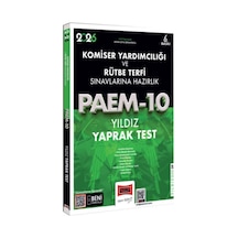 Yargı Yayınları 2026 Paem Komiser Yardımcılığı Ve Rütbe Terfi Sınavlarına Hazırlık Yıldız Yaprak Test
