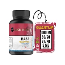 Base 1000 Ml Vg Pg 80-20 3 Mg/ml Bitkisel Gliserin Base E422