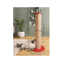 Xxl Kedi Tırmalama Direği- 85 Cm Uzunluk 13 Cm Çapında.