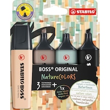 Stabilo Fosforlu Kalem Boss Naturecolors 4er S-m-g-b 70/4-2-5 Çok Renkli