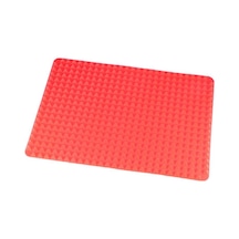 Kırmızı Piramit Bakeware Yapışmaz Silikon Pişirme Mat Pad Isıya Dayanıklı Barbekü Mat Fırın Pişirme Tepsisi Mutfak Kırmızı