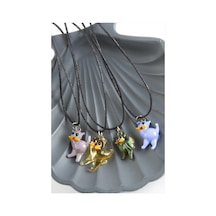 Ilkeshop Kedi Cam Kolye-renkli Çok renkli