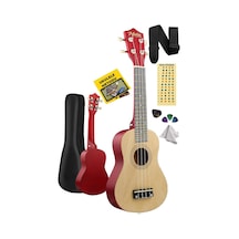Ukx-233nt Naturel Concert Ukulele Askı Çanta Metod Pena Genel