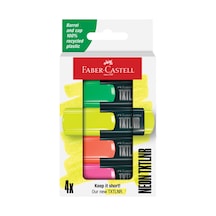 Faber Castell Mini Textliner, 4x