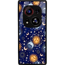 Tecno Phantom X2 Pro Uyumlu Night Tasarımlı Glossy Telefon Kılıfı Çok Renkli