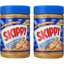 Parçacıklı Yer Fıstığı Ezmesi, Extra Crunchy Peanut Butter 454g X2, 2 Adet Fıstık Ezmesi