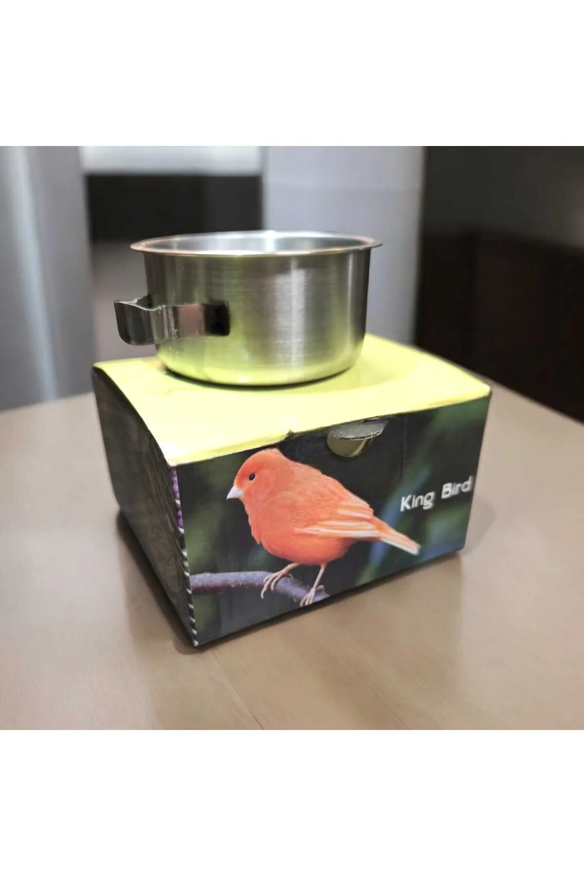 Ceritoğlu Metal Yemlik Muhabbet-kanarya-papağan 6x3.5 Cm Paslanmaz
