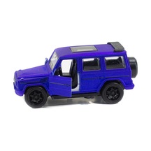Metal Mercedes G63 Çek Bırak Model Araba Mavi Işıklı 12 Cm