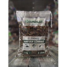 Türkmenler Flora Doğa Gübre Bitki Çoşturan Yanmış Elenmiş Hayvan Gübresi 2litre 1 KG