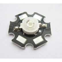 3W Uv Led 395-400Nm 10-15 Lumen 700 Mah 3.4-3.6V 20Mm Pcb Yıldız