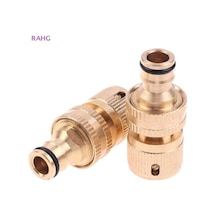 Rahg 3/4 'bahçe Hortumu Hızlı Bağlantı Su Hortumu Fit Pirinç Dişi Erkek Konnektör Seti Yenı 4137 Diğer