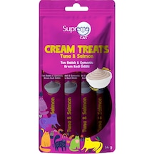 Supreme Ton Balıklı Somonlu Krema Kedi Ödülü 4x14 Gr