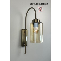 Vetra Bal Rengi Cam Aplik Duvar Lambası Modern Otel Cafe Vintage Salon Yatak Odası Merdiven Retro Bal