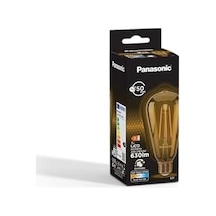 E27 Dim Edilebilir Filaman St64 Lamba 7w 630lm 2000k Gold