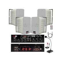 Lastvoice Large Paket-3 Hoparlör ve Anfi Anons Ses Sistemi Seti