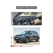 Nissan X-trail 2013+torpido Koruma Halısı Gri Kenar