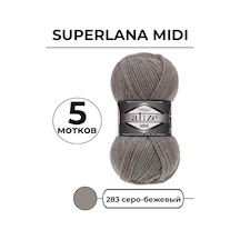 Alıze Superlana Midi İpliği - 5 Adet - Gri Bej Renk 283 300825319