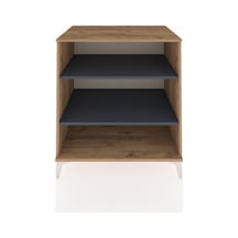 Kronos Şifonyer 2 Raflı 88x59x96 Çam-antrasit Çam
